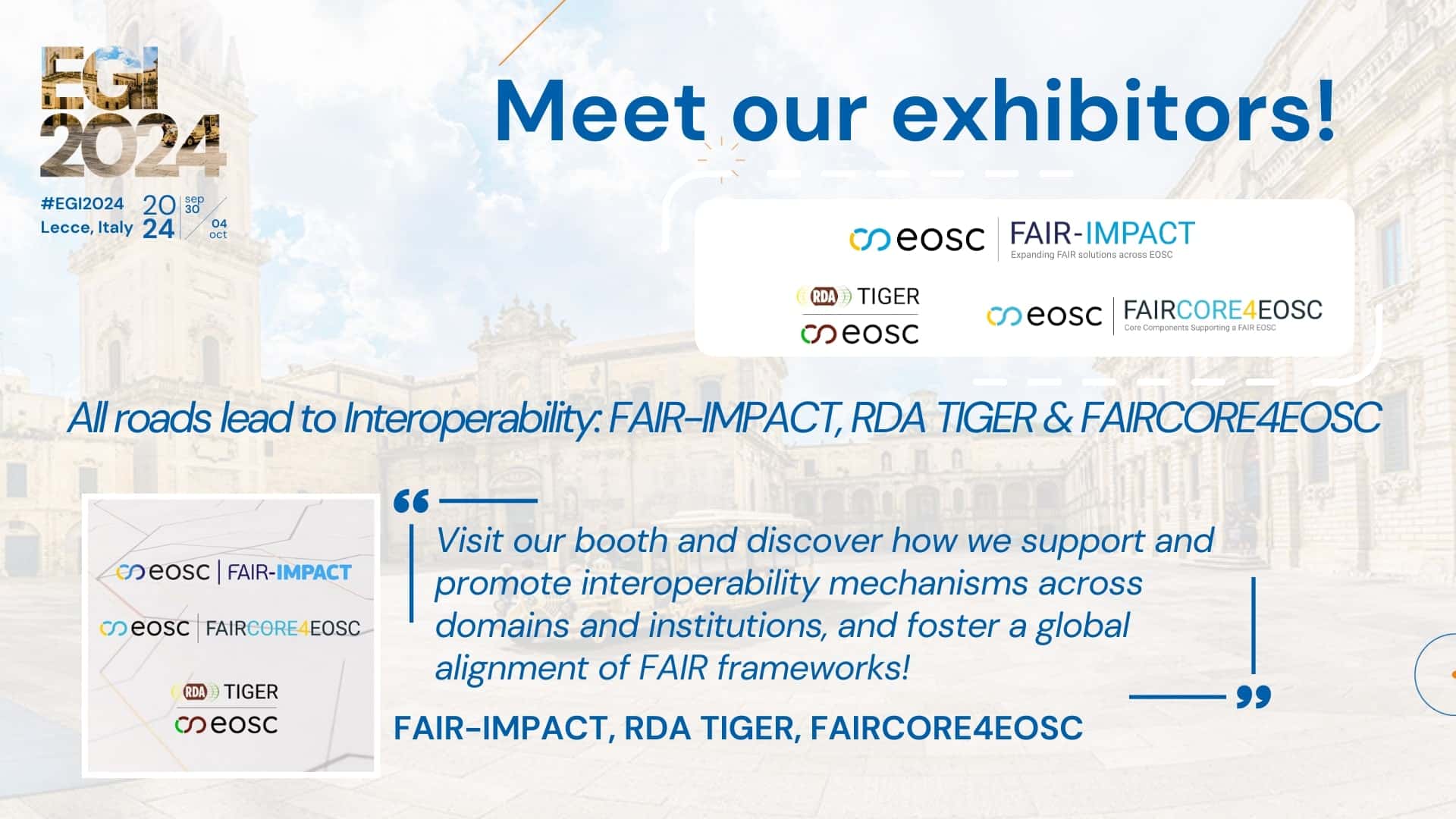 FAIR-IMPACT RDA Tiger FAIRCORE4EOSC