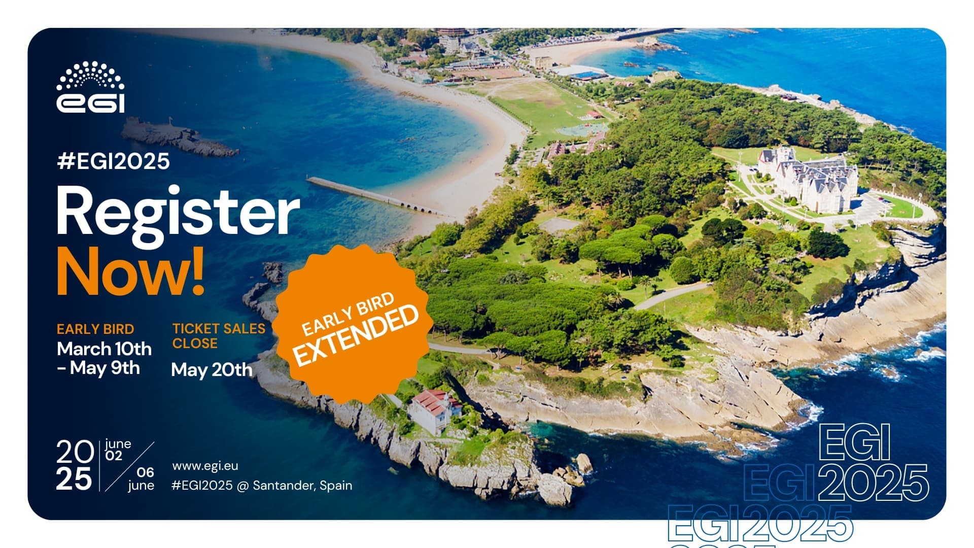 EGI2025 Early Bird extended