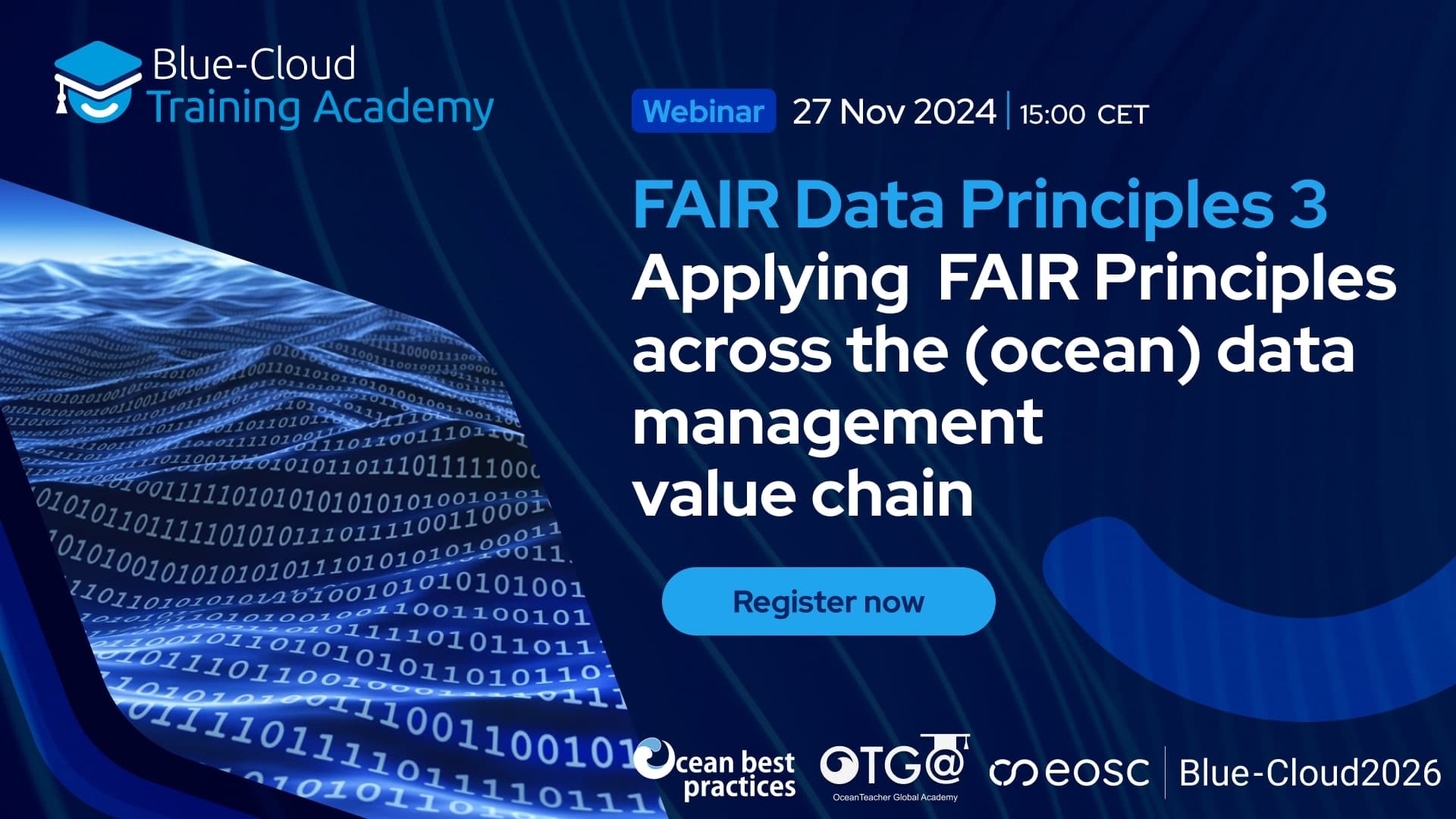Blue-Cloud Training Academy 3 FAIR Data
