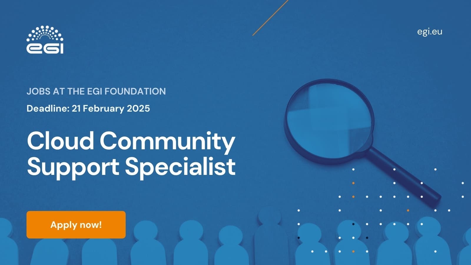EGI Cloud Community Support Specialist