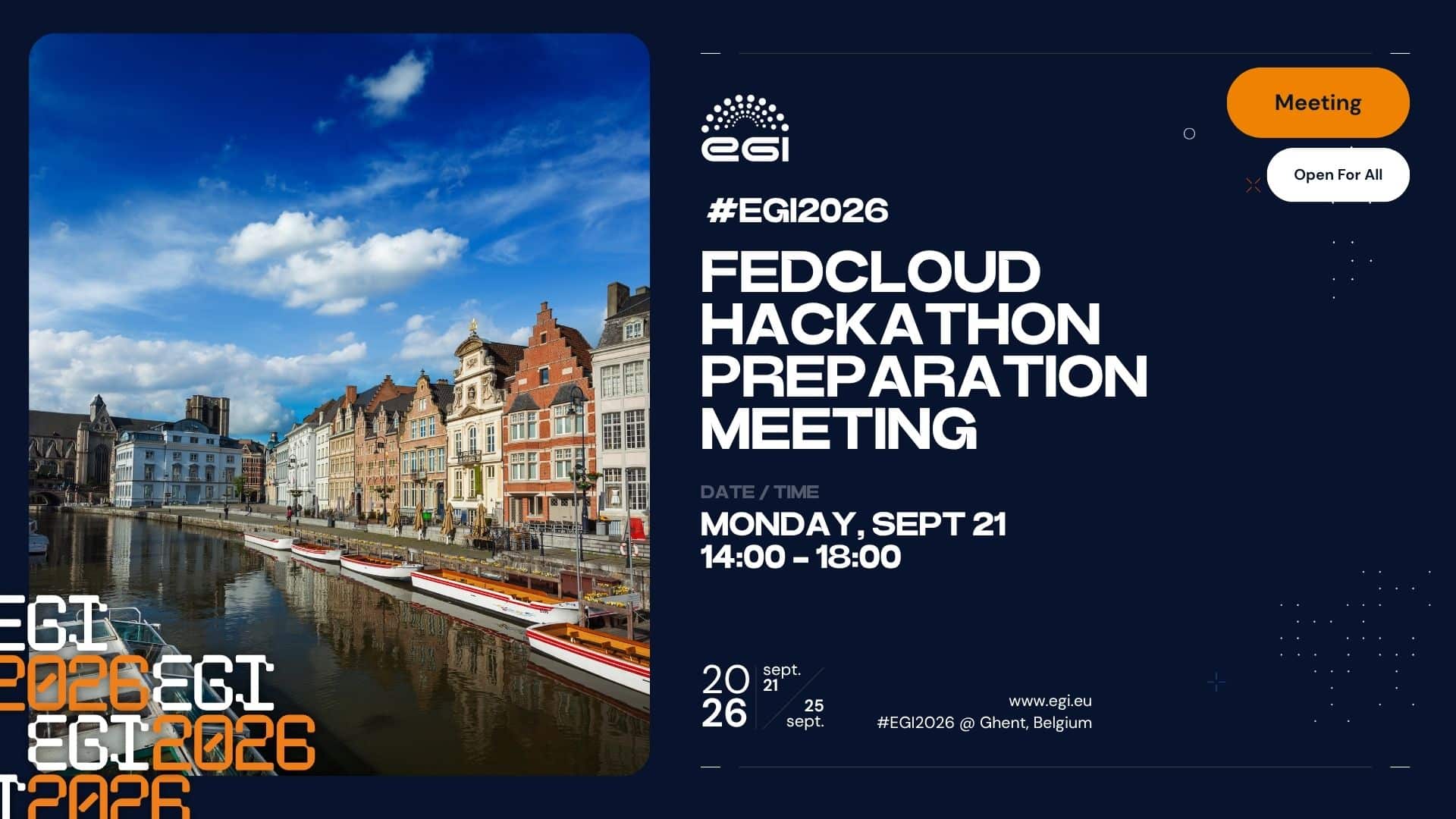 FEDCLOUD Hackathon Preparation Meeting at EGI2026