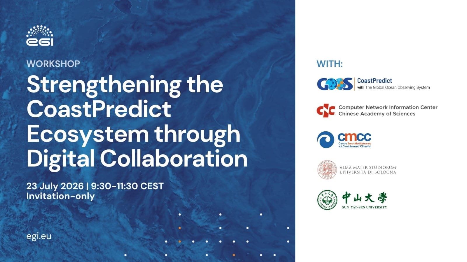 EGI CoastPredict Workshop 2026